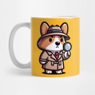 Detective corgi Mug